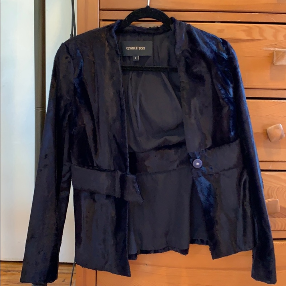 NWOT Cushnie Et Ochs velvet jacket